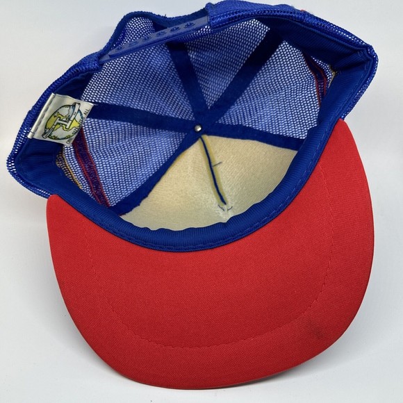 Vintage Cumberland Falls Kentucky Three 3 Stripe Mesh Snapback Trucker Hat Cap - Picture 7 of 8